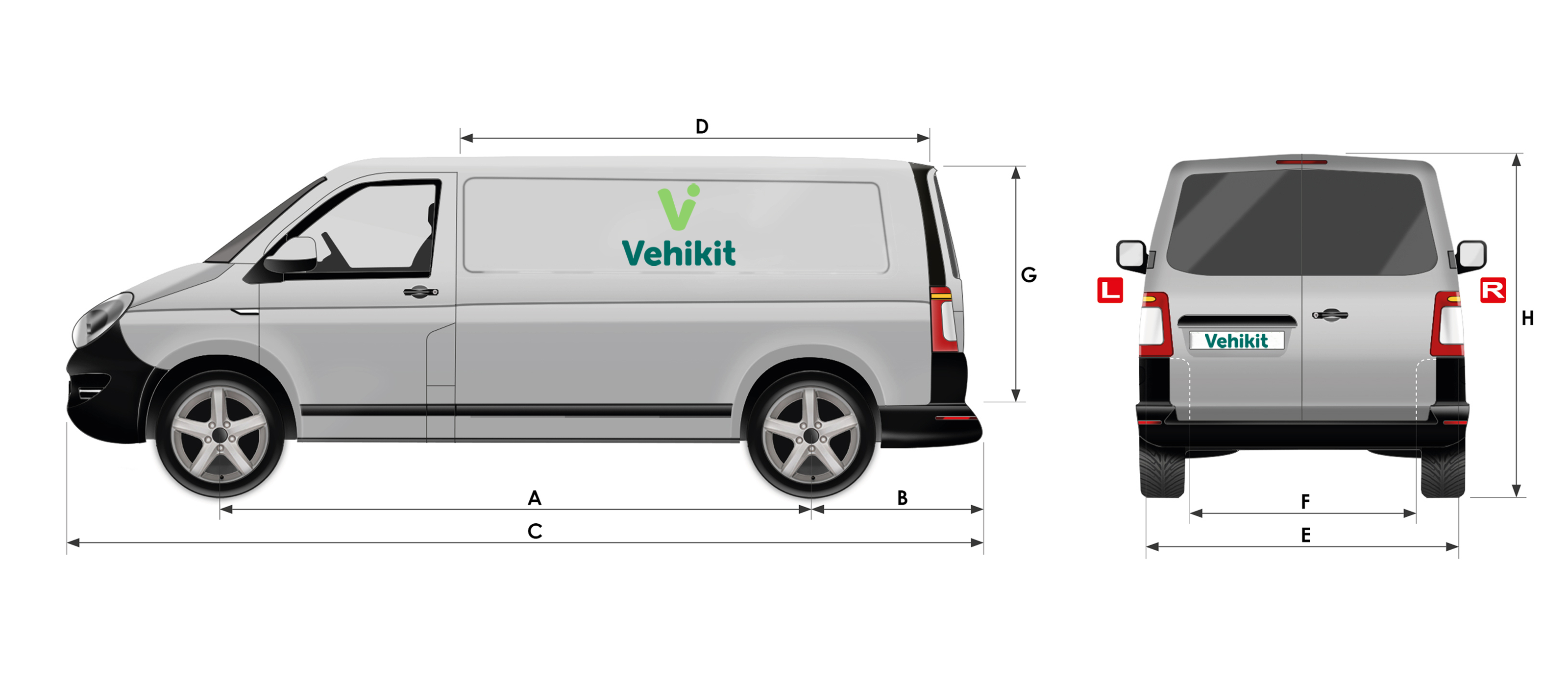 Ford Transit Custom Und E Transit Custom Ma E Laderaumabmessungen