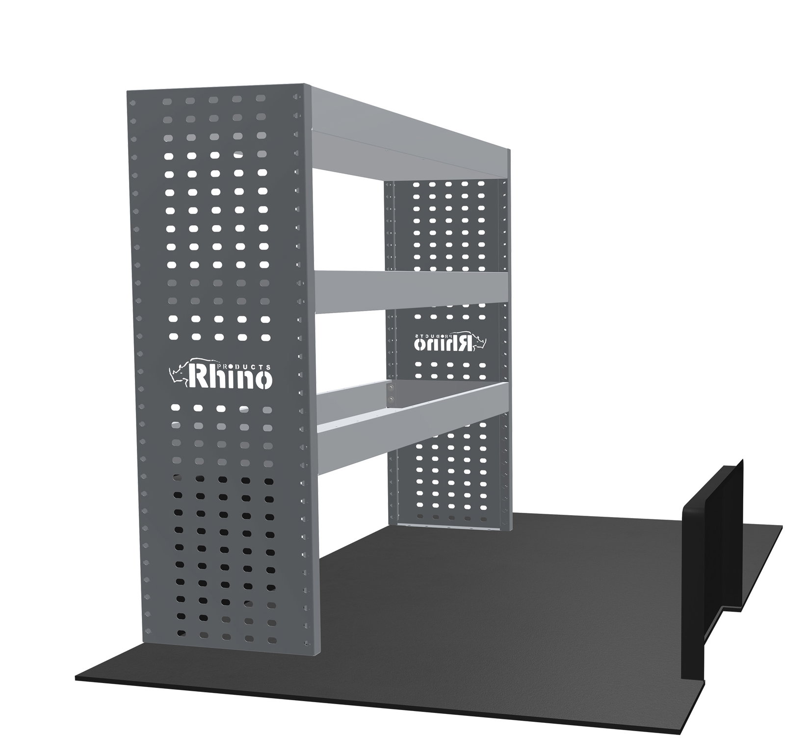 Rhino MR4 Pakiet Basic | Fiat Doblo 2022+ L1 | Strona kierowcy | Metalowe regały do busa