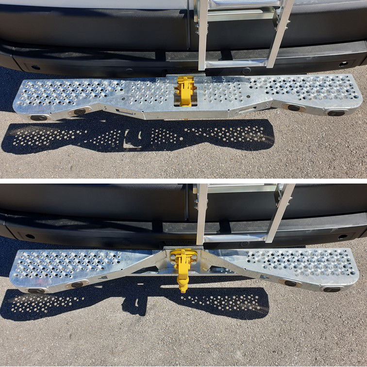 Marchepied avec partie centrale amovible pour Fiat Ducato 2006+