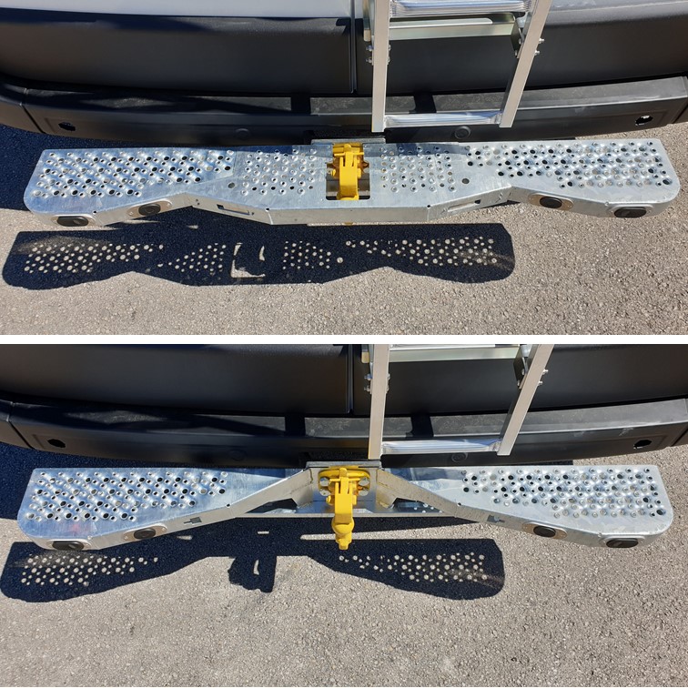 Marchepied avec partie centrale amovible pour Volkswagen Crafter 2017+