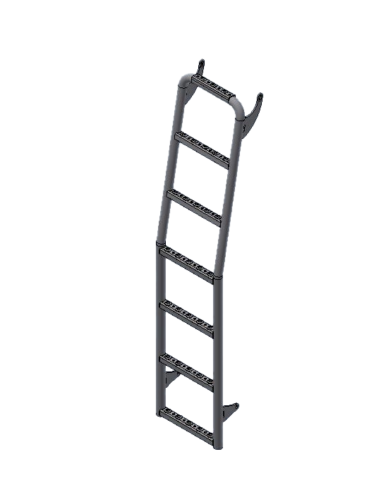 RVS deurladder Ford E-Transit Custom 2023+ | Equinox