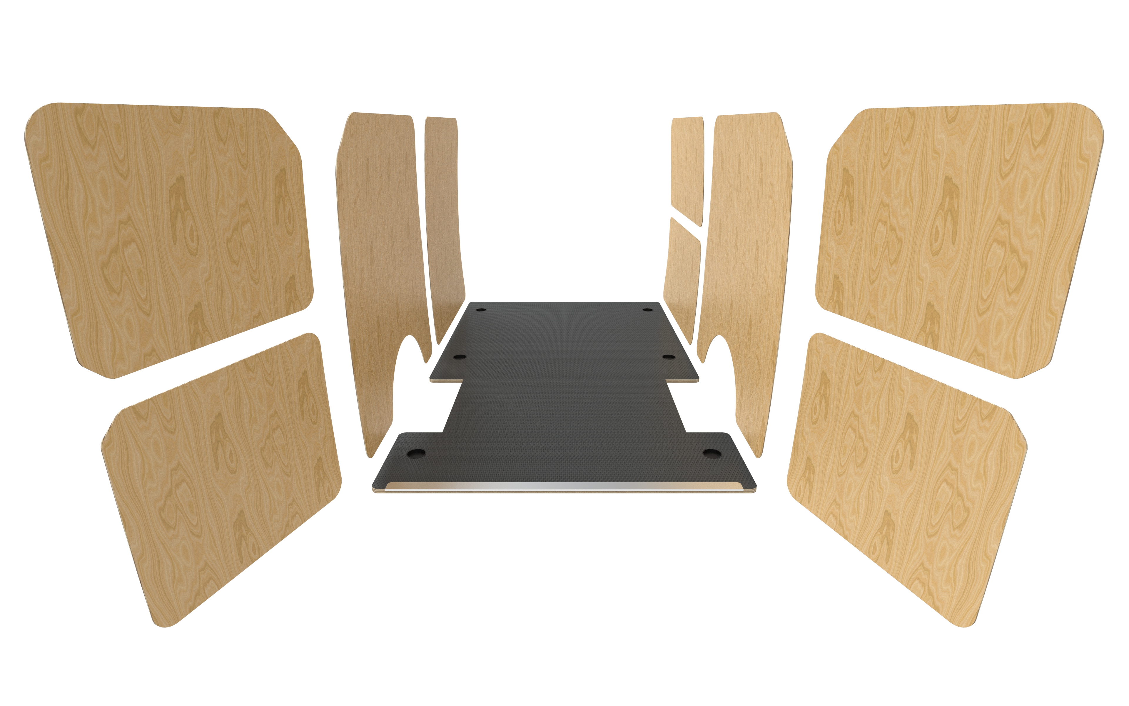 Habillage bois Renault Trafic 2014+ | Kit Essentiel