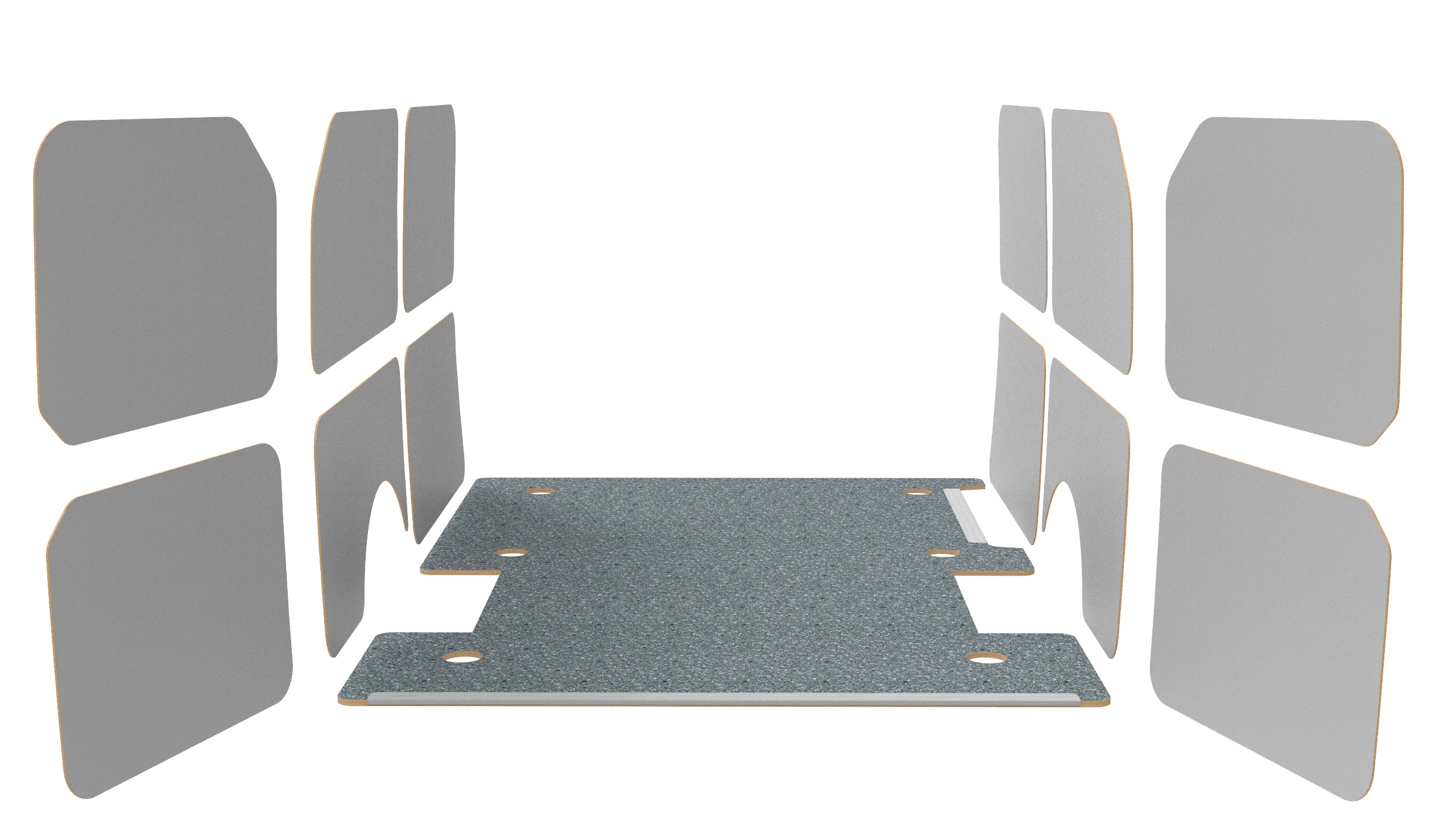 Laadruimte betimmering Peugeot Partner 2018+ | Basic pakket