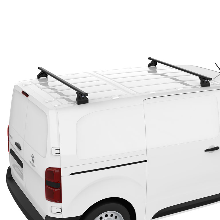 Barres de toit en acier noir Toyota Proace 2016+ | Cruz
