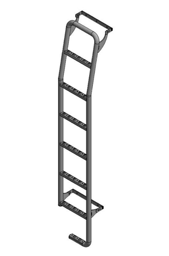 RVS deurladder Opel Movano 2021+ | Equinox