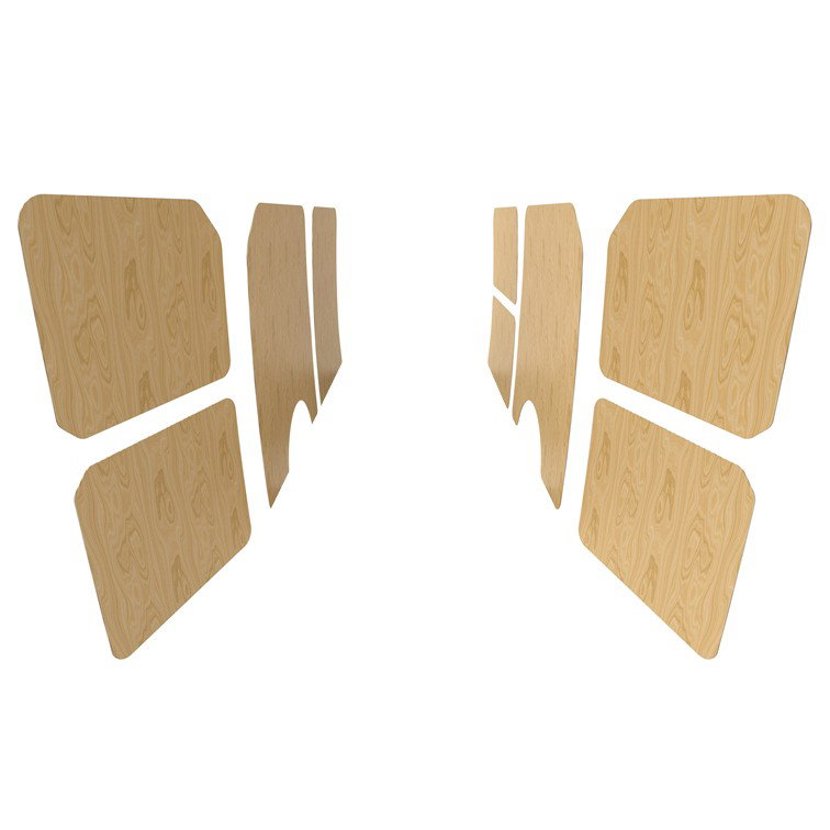 Occasion | Habillage des latéraux pour Volkswagen Transporter T5/T6 2003-2019 | Kit Essentiel