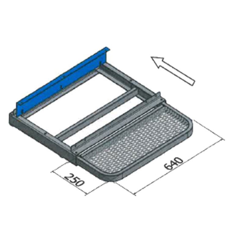 Marchepied latéral coulissant pour Peugeot Boxer 2006+