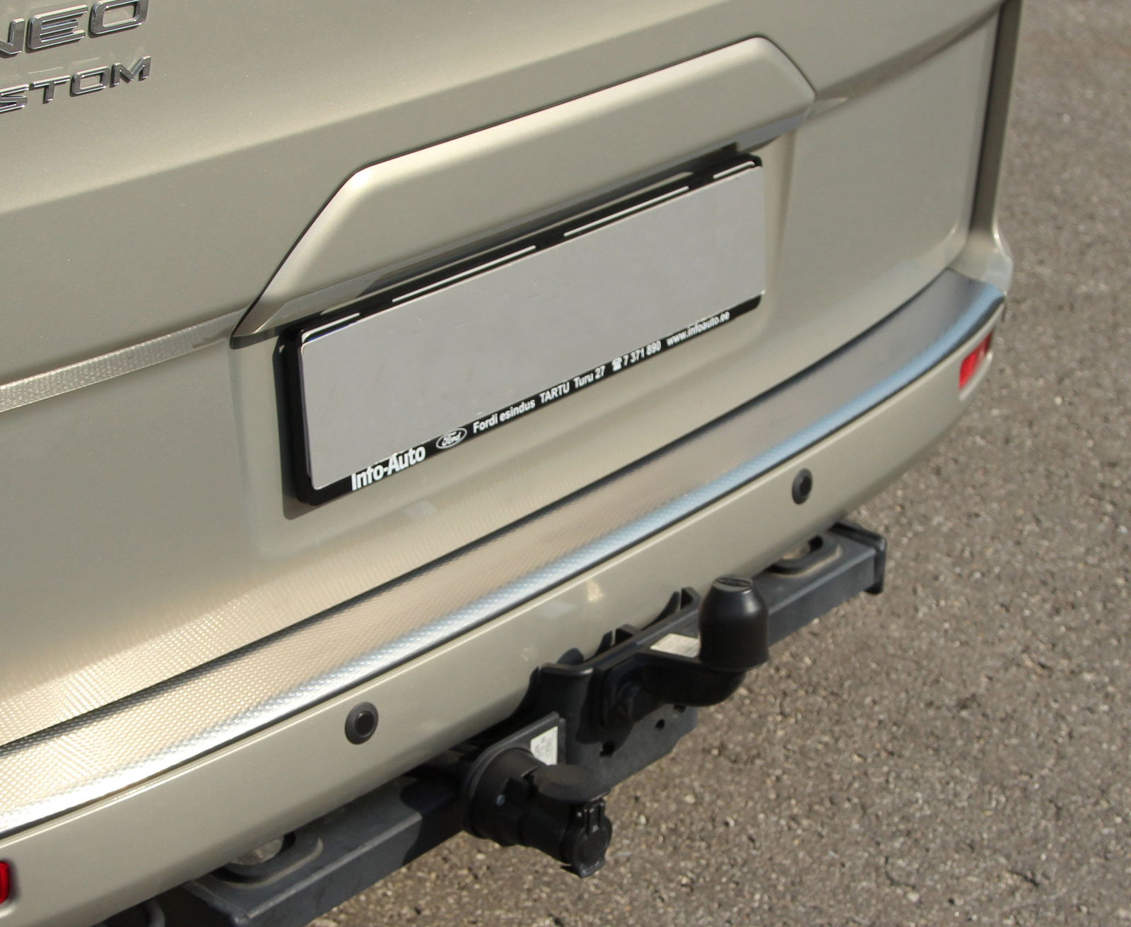 RVS Bumperbescherming Ford Transit Custom 2012-2023