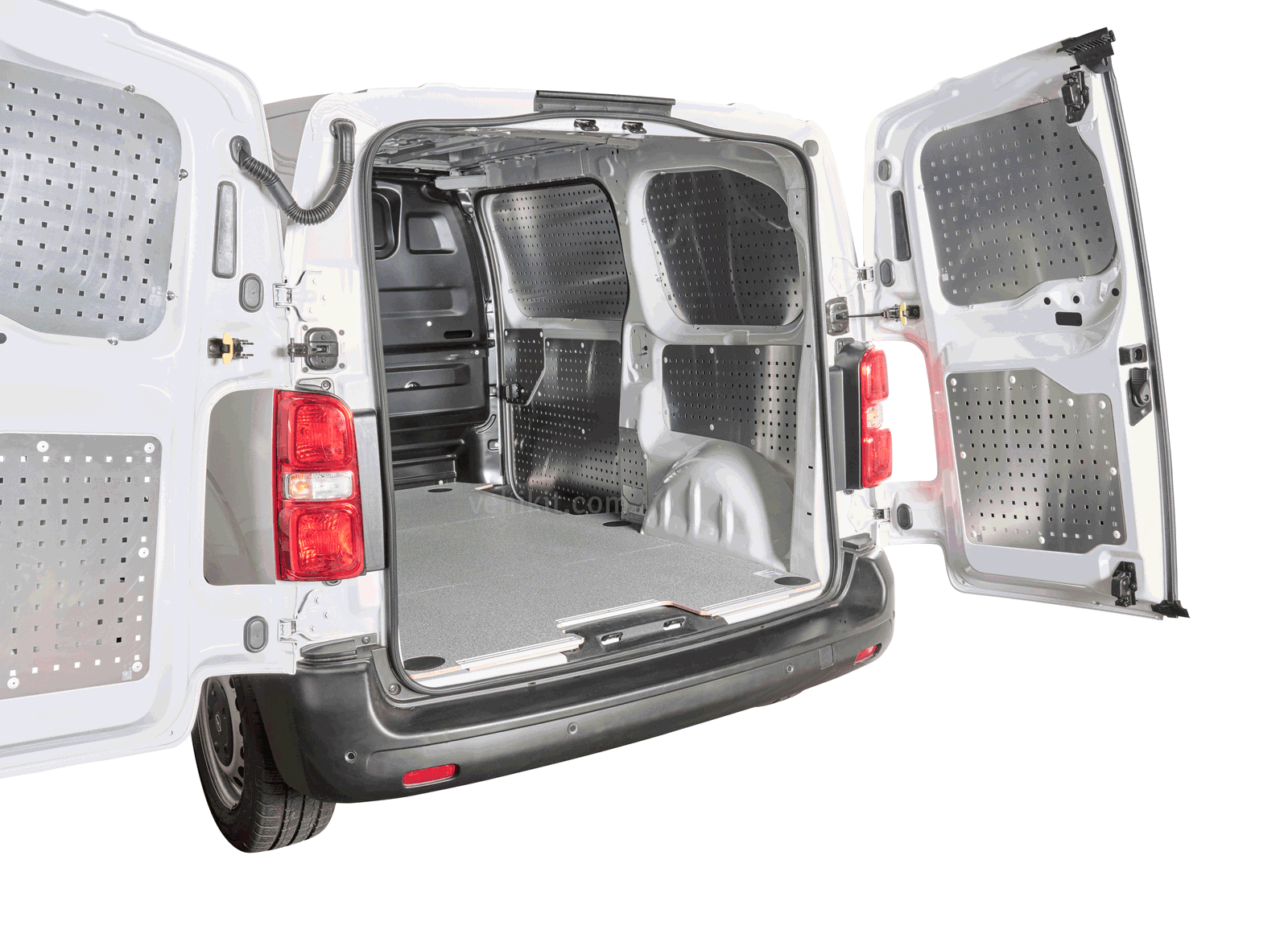Habillage utilitaire portes et parois en aluminium | Ford Transit Custom 2012-2023