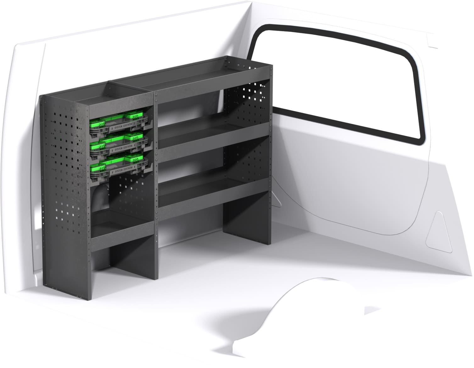 Fahrzeugeinrichtung ECO - Peugeot Partner 2018+ L1 - Koffer links