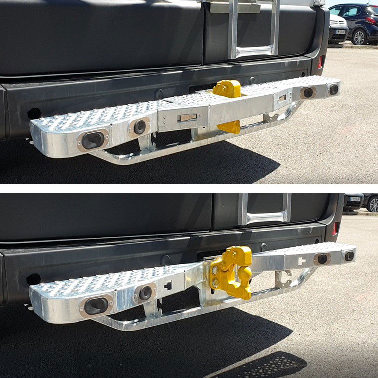 Marchepied avec partie centrale amovible pour Fiat Ducato 2006+