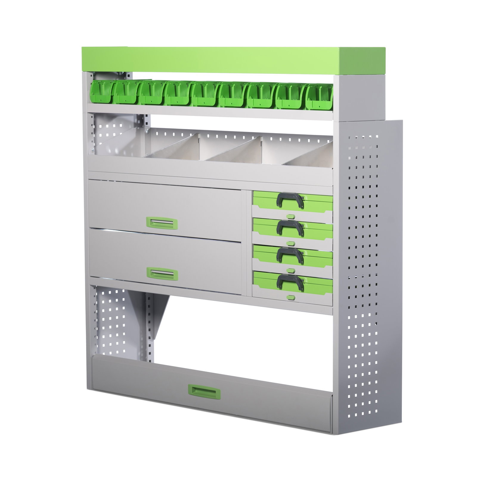 Regał samochodowy Volkswagen Crafter 2017+ L3, L4 & L5 - Przedłużony prawy | Van Solutions