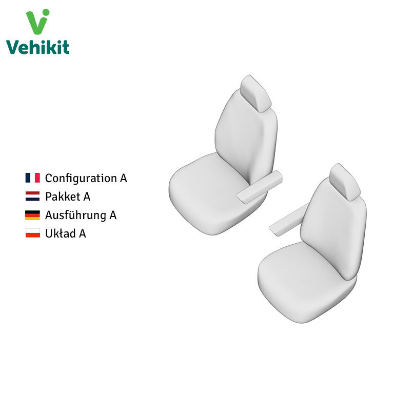 Sitzbezüge für Volkswagen Caddy 2020+ | Kunstleder