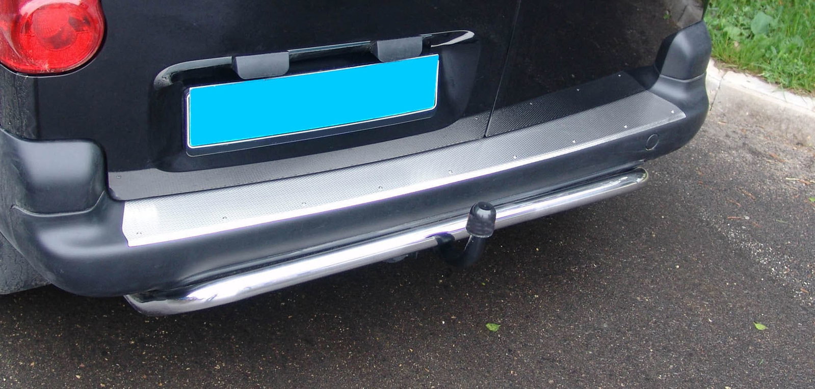 Ladekantenschutz Für Nissan Primastar 2002-2016 Stoßstange Glanz Schwarz ABS