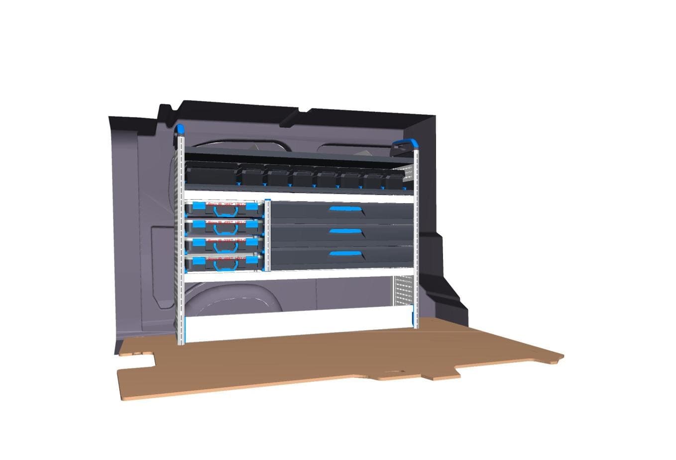 Sortimo Globelyst 4 - Citroen Jumpy 2016+ - Uitgebreid links