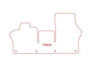 OMAC Vloerkleed, vuilvangmat, compatibel met VW Polo 2001-2009