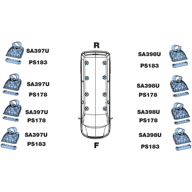 Aluminium Dachgepäckträger Volkswagen Transporter 2003-2024 | Rhino
