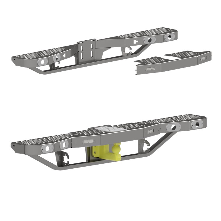 Marchepied avec partie centrale amovible pour Citroen Berlingo 2018+