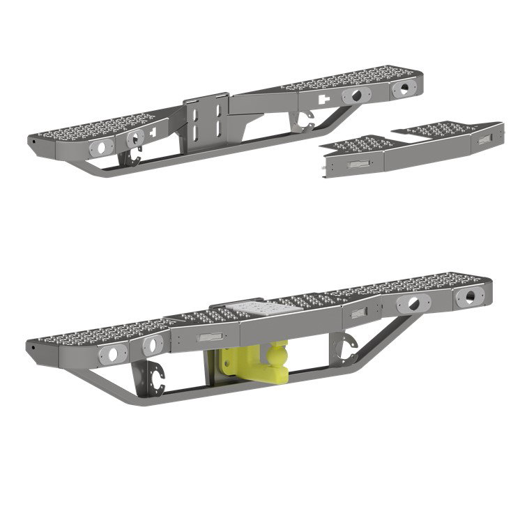 Marchepied avec partie centrale amovible pour Citroen Berlingo 2018+