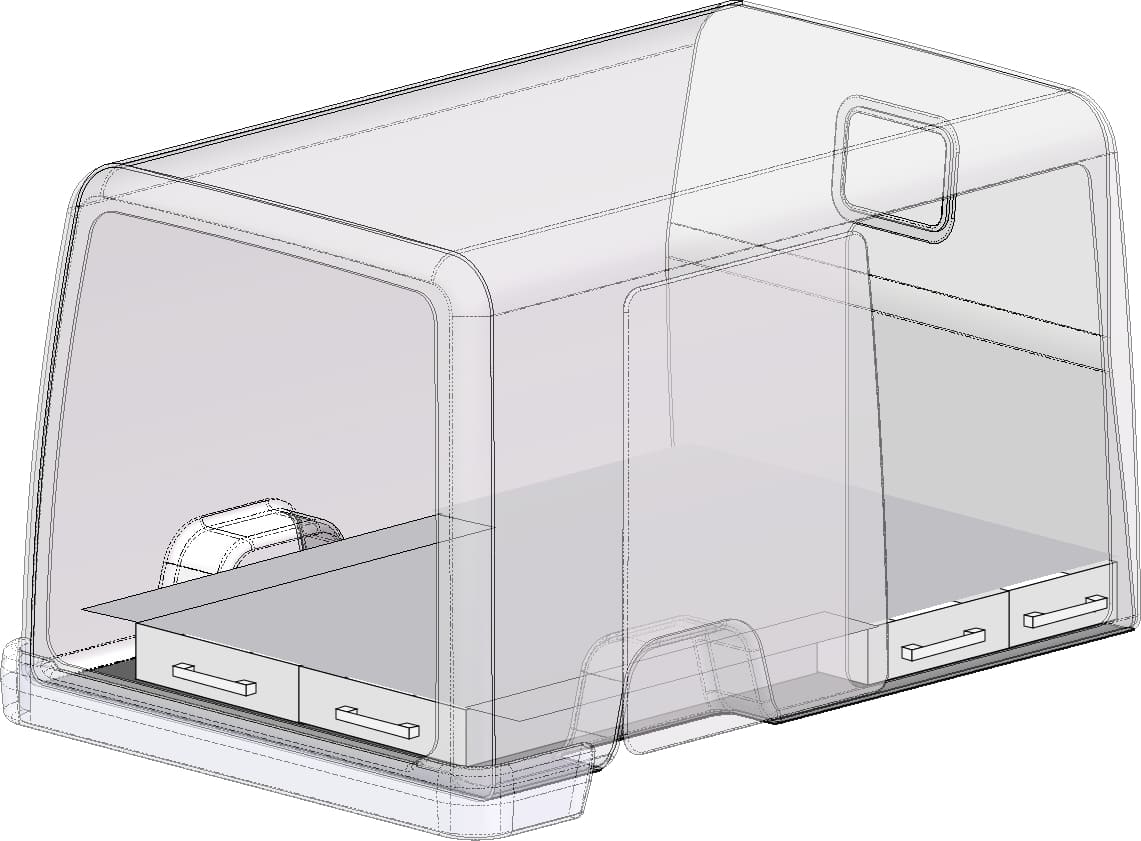 BEKS Schubladensystem Renault Trafic 2014+ L1