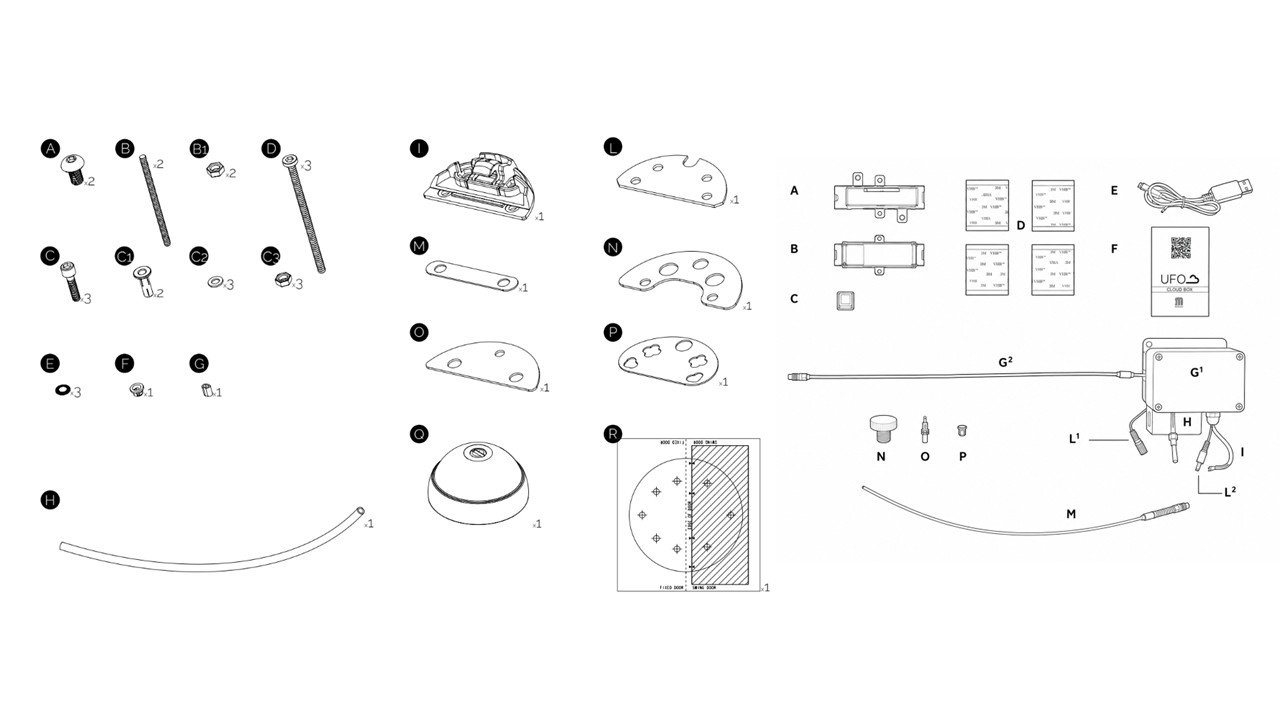 Serrure antivol utilitaire UFO Cloud – 1 ou 2 serrures
