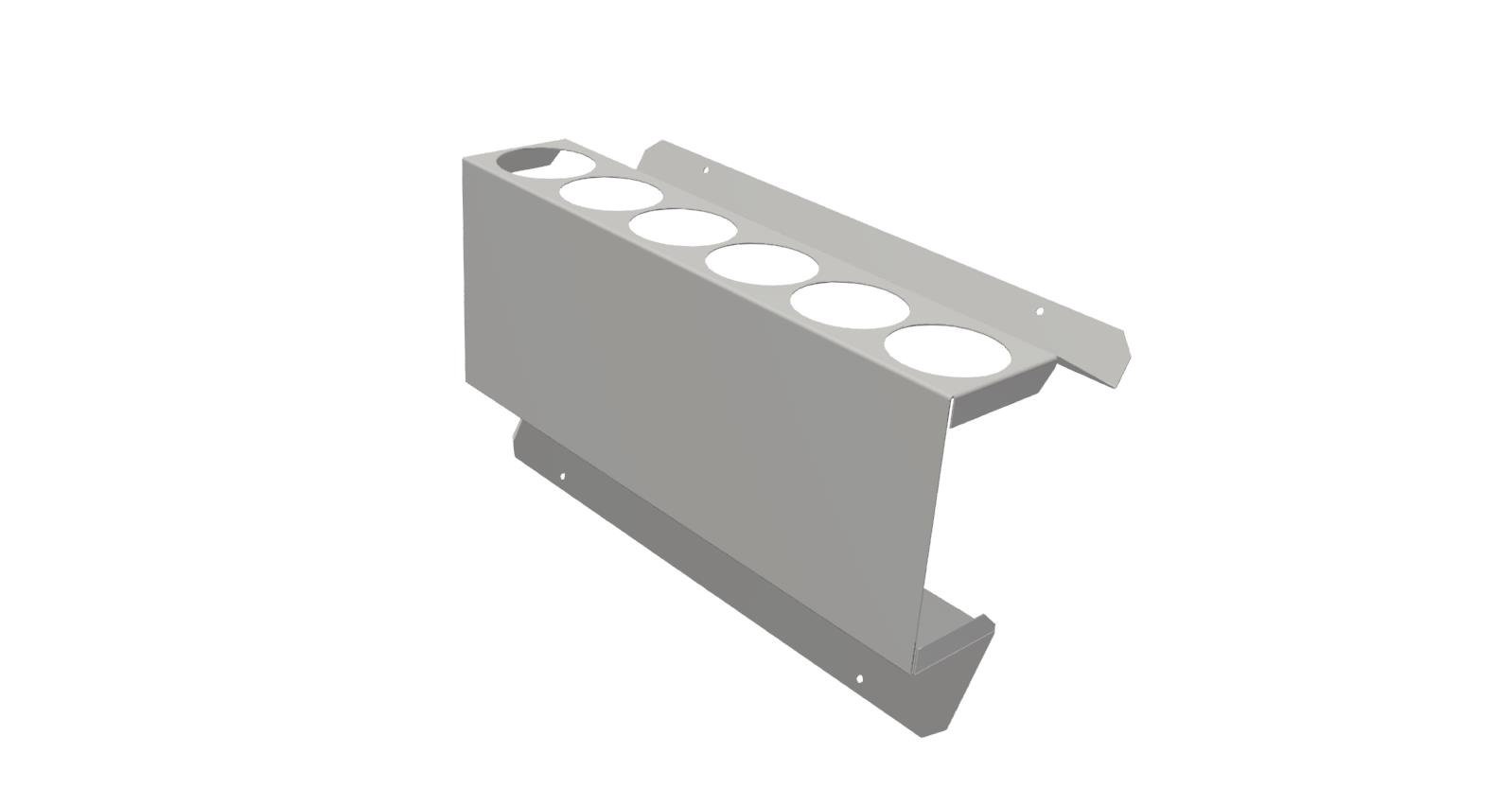 Kit houder kastinrichting 6-gaats