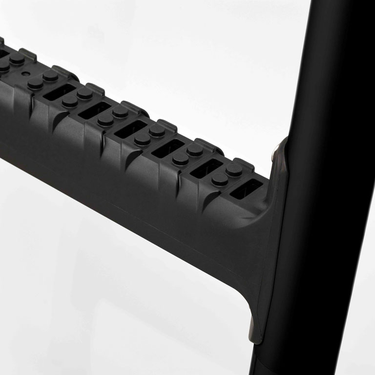 Zwarte aluminium deurladder Citroen ë-Jumpy 2020+ | Rhino