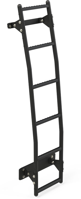 Échelle de porte noire en aluminium Volkswagen Transporter 2003-2024 | Rhino
