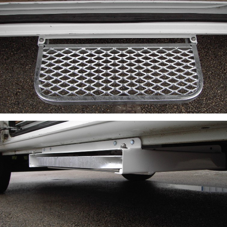 Marchepieds Latéraux Pour Citroen Jumpy 2016-2025 Aluminium Argent L1 Court 2Pcs