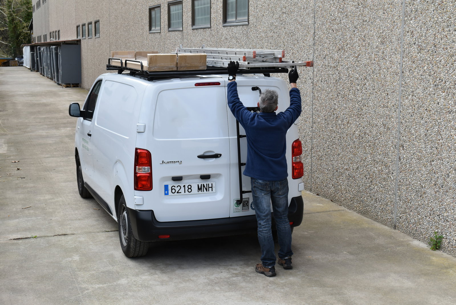 Galerie de toit en acier Peugeot Expert 2007-2016 | Pool-line