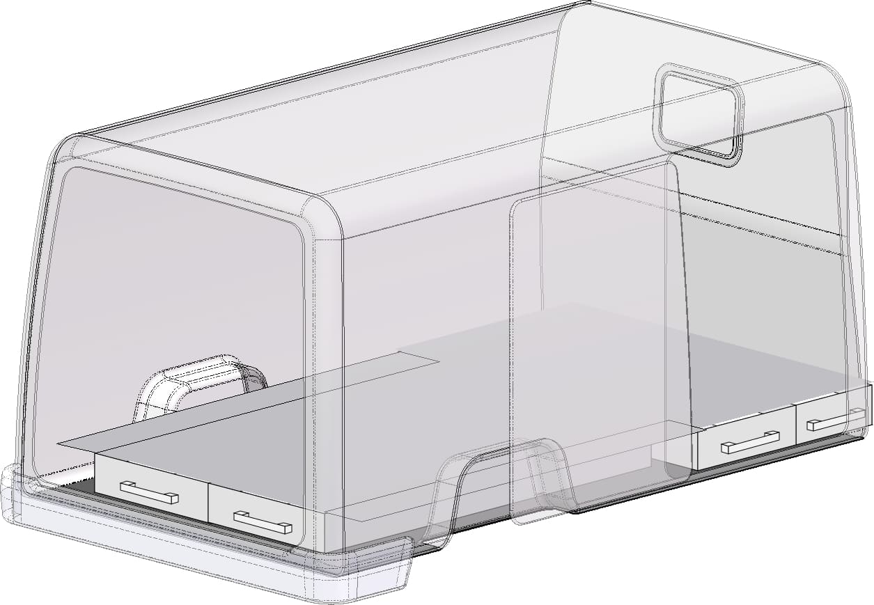 BEKS Schubladensystem Volkswagen Transporter 2003-2024 L2