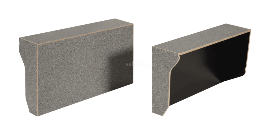 Protection passages de roue contreplaqué Kia PV5 2025+ | Lot de 2