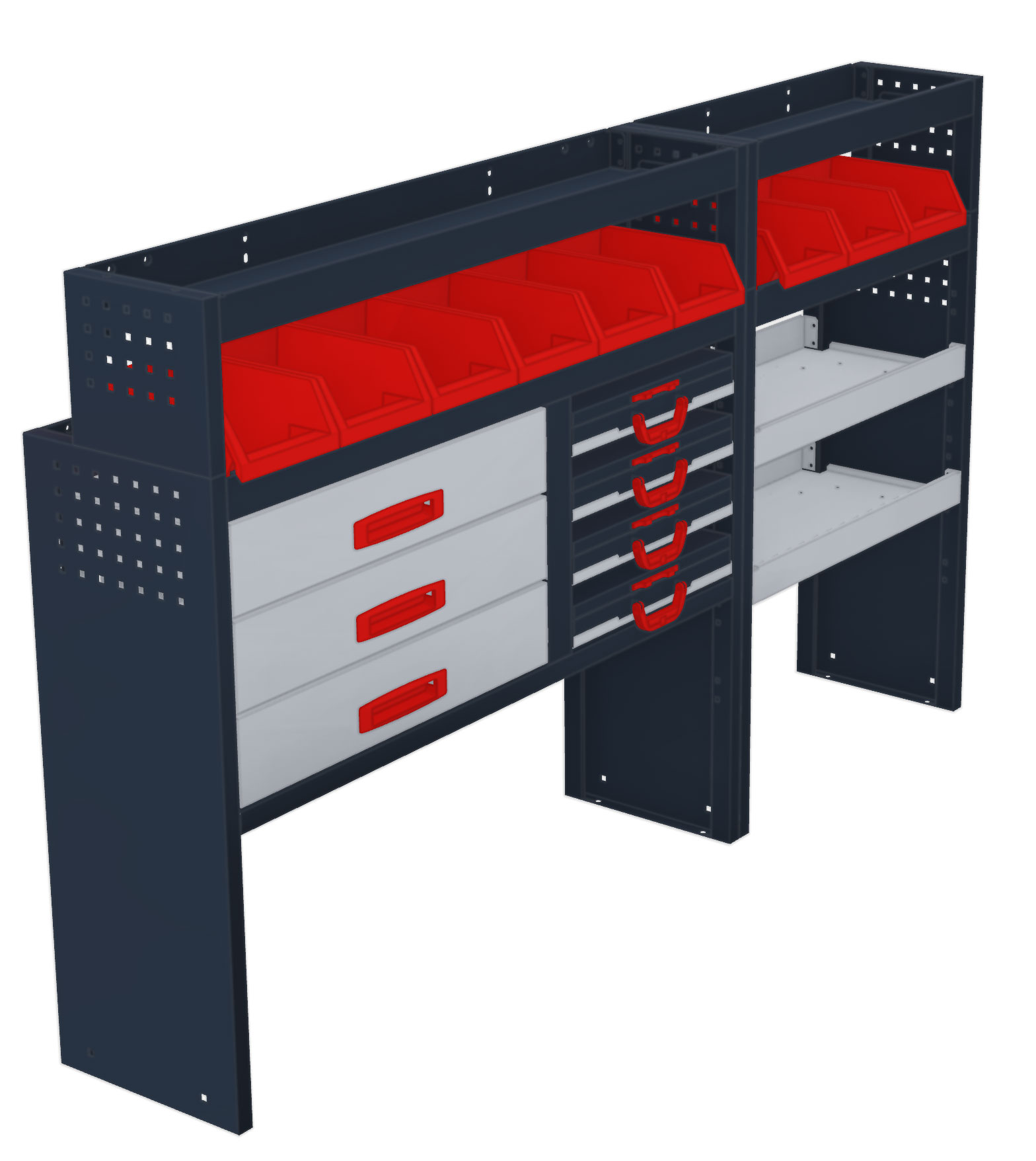 B-Line Kit Pro | Mercedes Vito 2014+ L2 | Aménagement métallique