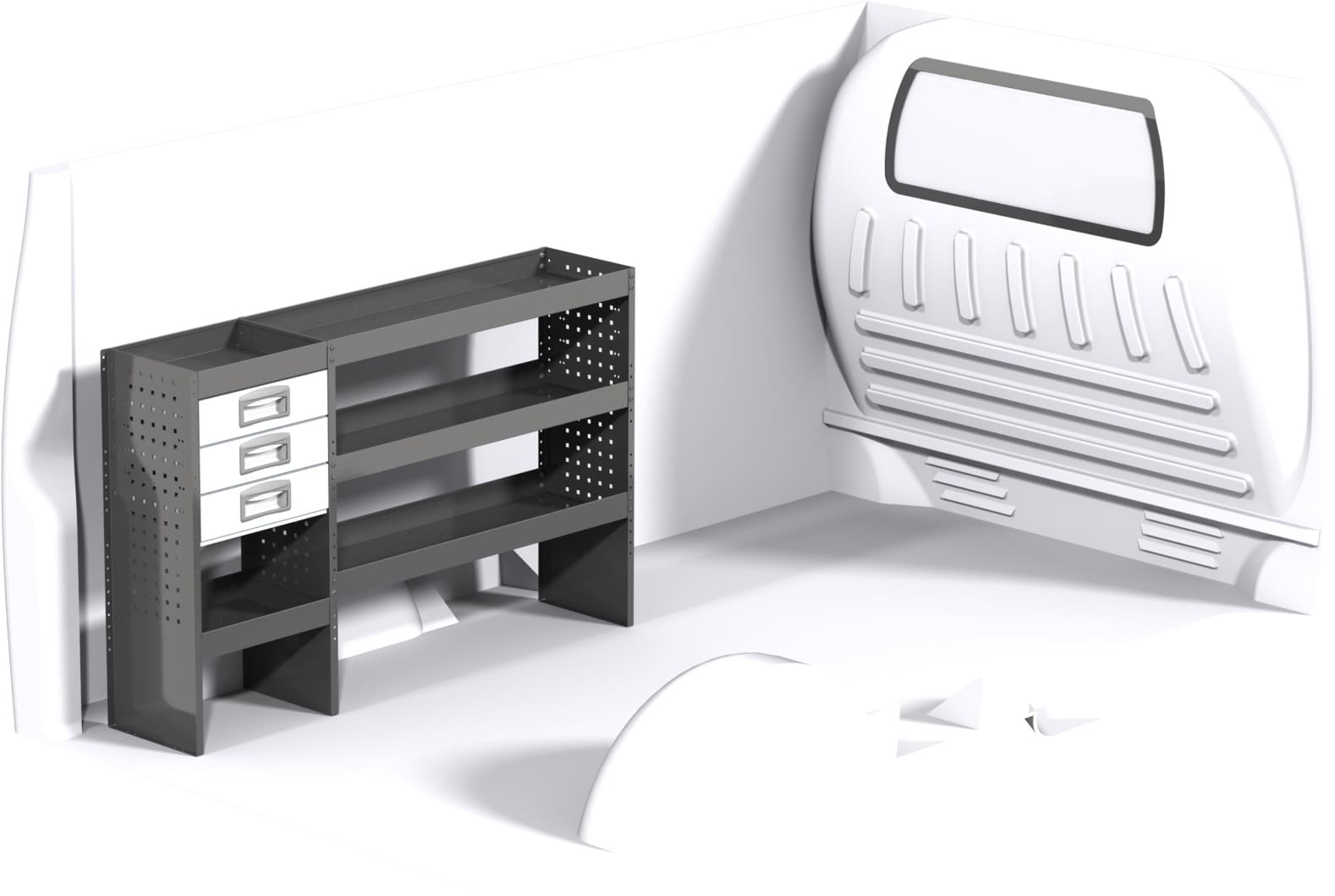 Fahrzeugeinrichtung ECO - Peugeot Partner 2018+ L2 - Schublade links