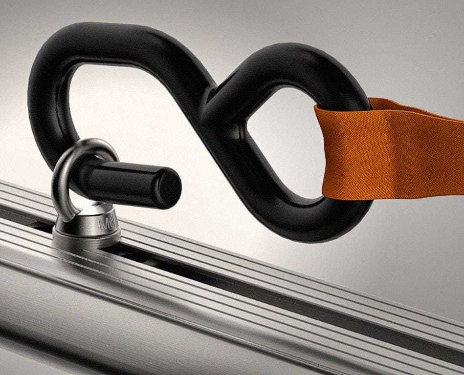 Sjorogen met ratelspanband voor dakdragers