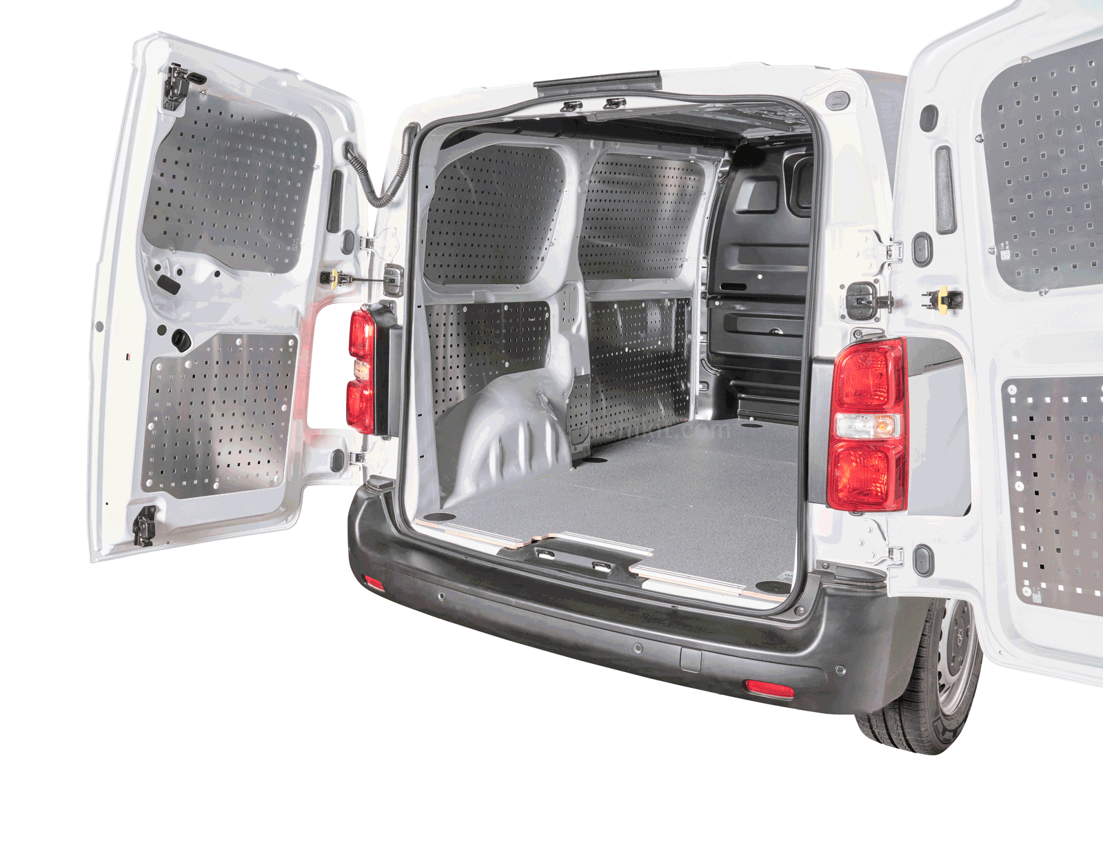 Habillage utilitaire portes et parois en aluminium | Ford Transit Custom 2012-2023