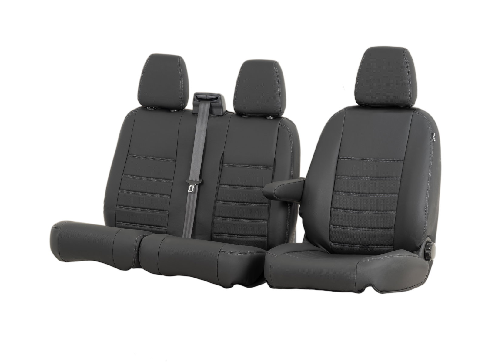 Pokrowce na fotele Mercedes eSprinter 2023+ | 100% dopasowanie – skóra ekologiczna