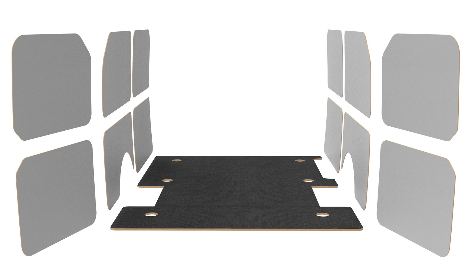 Kit De Store Avant Pour Renault Master (1998-2010) – Doublure Thermique Réversible Marron, Fabriqué Au Royaume-Uni