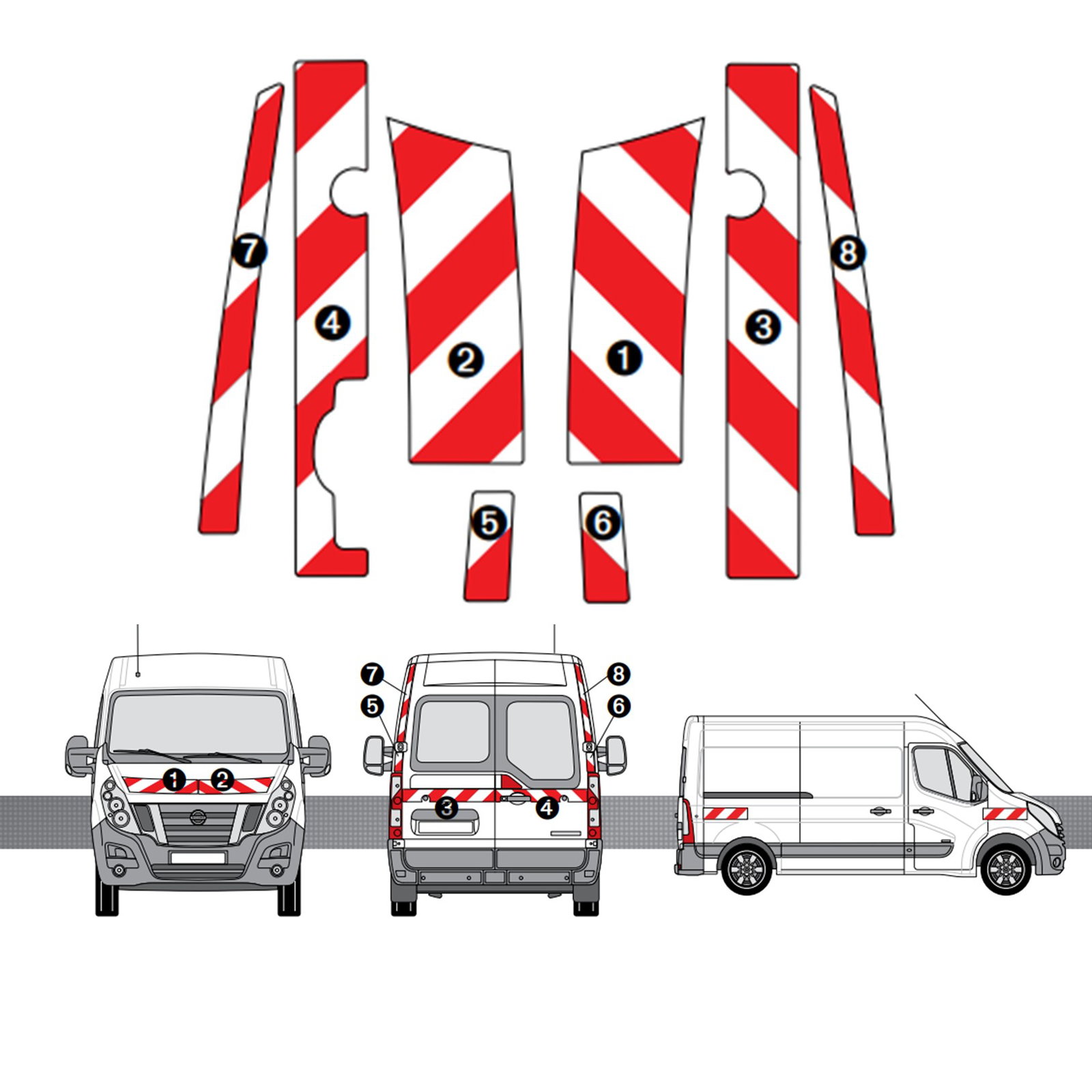 Panneau De Moulure De Porte Gauche Pour Nissan NV400 – Facile à Installer, Finition Texturée