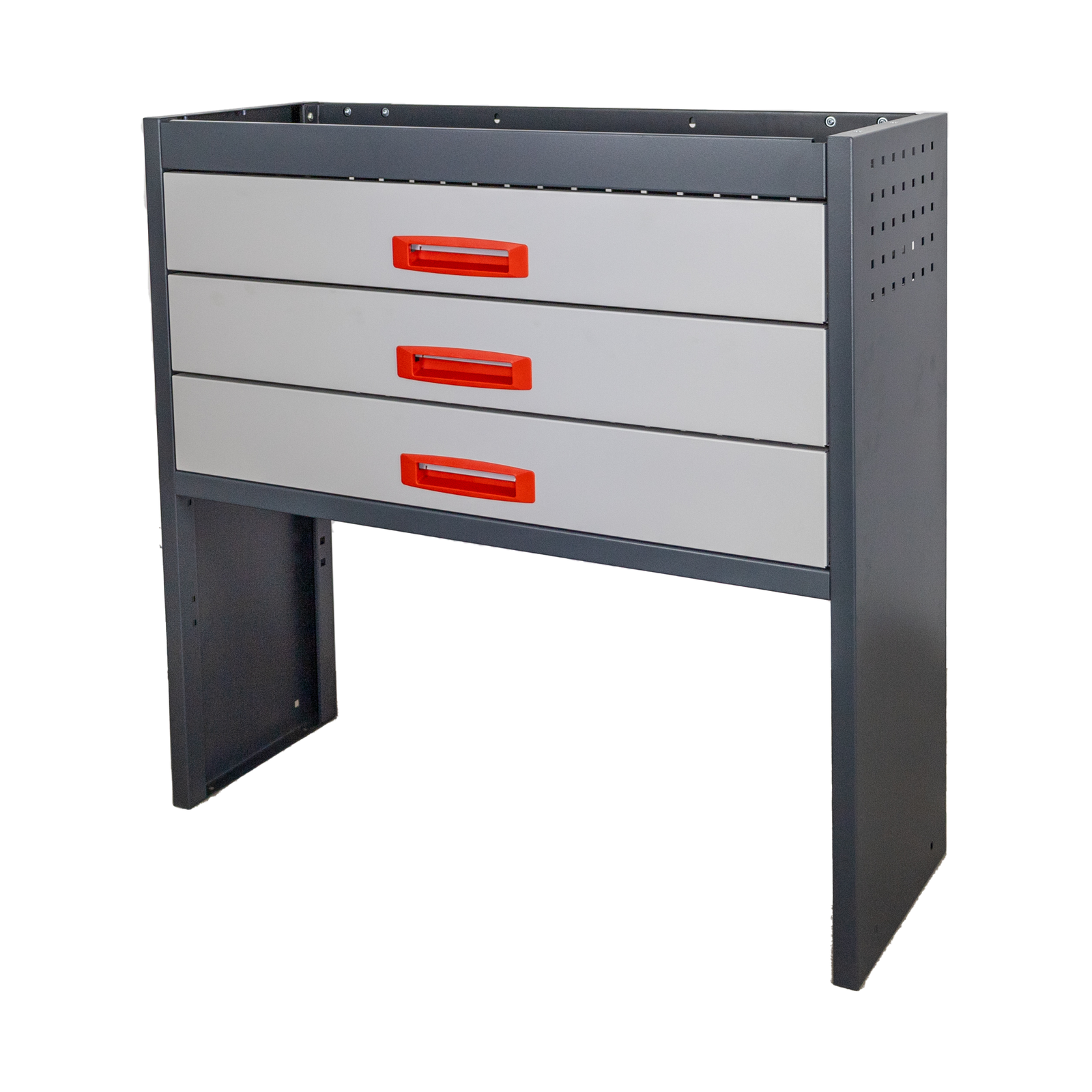 Stalowy regał samochodowy Citroen Jumpy 2016+ L1/L2/L3 | Prawa strona | Szuflada rozsuwana w prawo | B-LINE