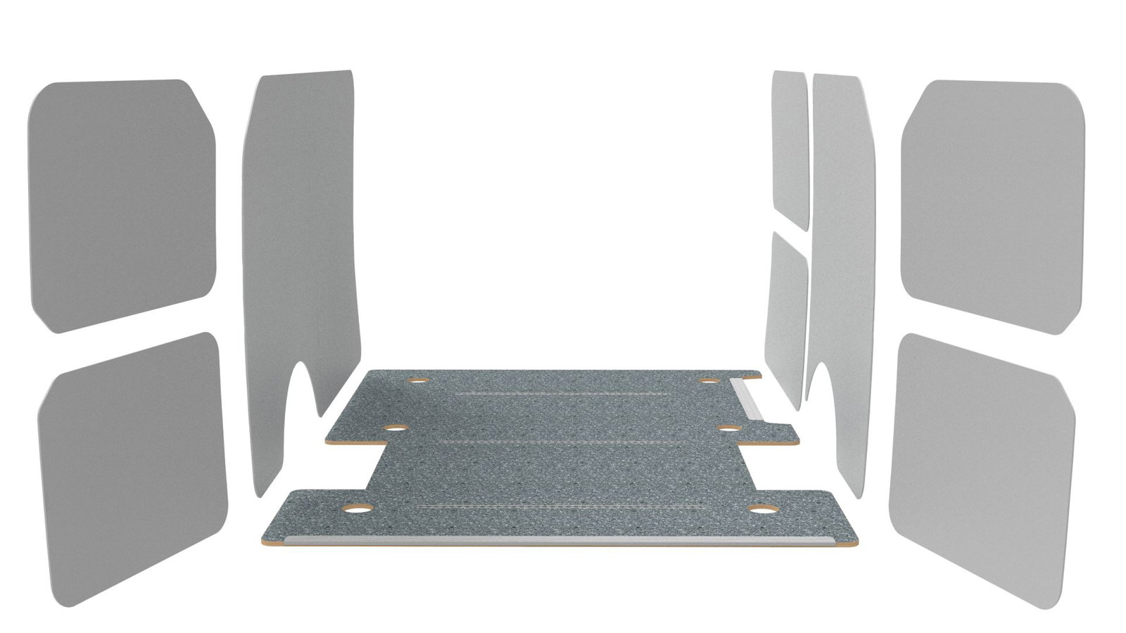 Tapis de Sol OPEL VIVARO 2014 2019 5 PLACES avec ventilation arriere